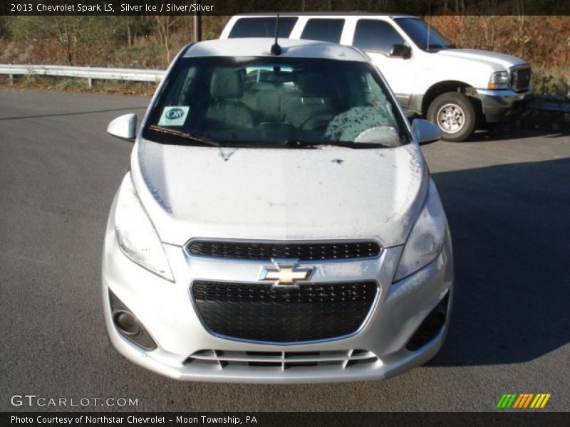 Silver Ice / Silver/Silver 2013 Chevrolet Spark LS