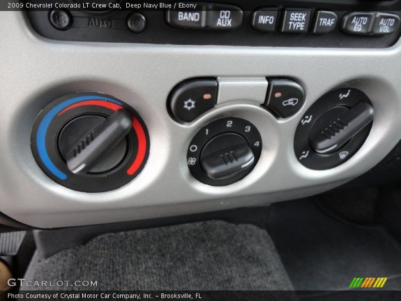 Deep Navy Blue / Ebony 2009 Chevrolet Colorado LT Crew Cab