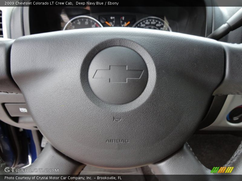 Deep Navy Blue / Ebony 2009 Chevrolet Colorado LT Crew Cab