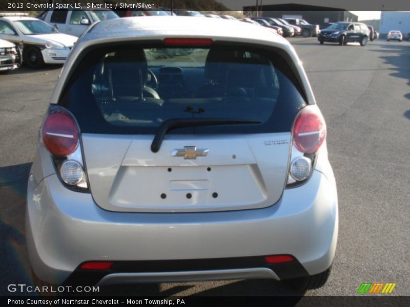 Silver Ice / Silver/Silver 2013 Chevrolet Spark LS