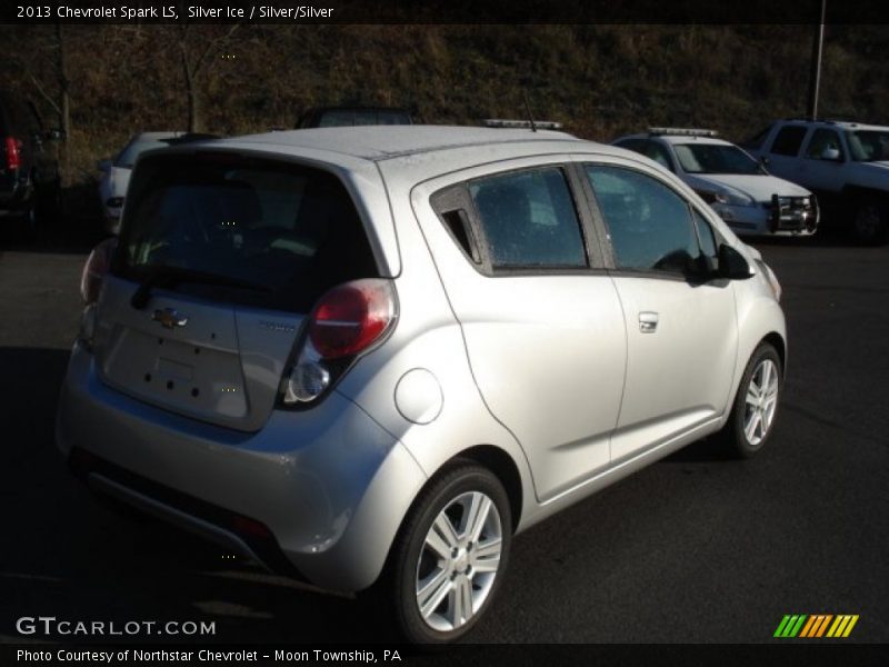 Silver Ice / Silver/Silver 2013 Chevrolet Spark LS