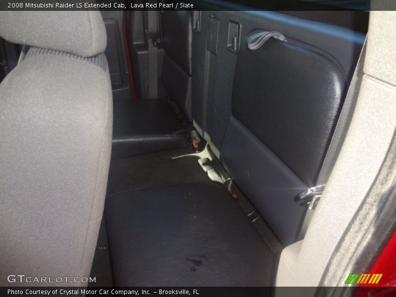 Lava Red Pearl / Slate 2008 Mitsubishi Raider LS Extended Cab