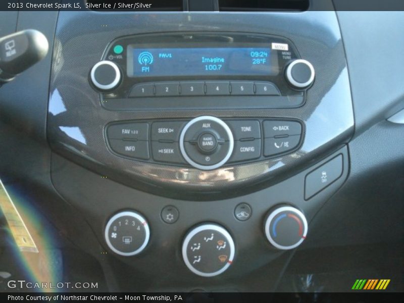 Silver Ice / Silver/Silver 2013 Chevrolet Spark LS