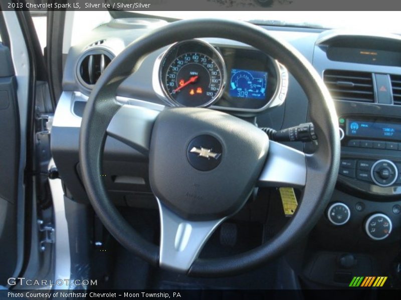 Silver Ice / Silver/Silver 2013 Chevrolet Spark LS