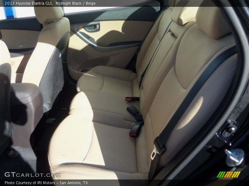 Midnight Black / Beige 2013 Hyundai Elantra GLS