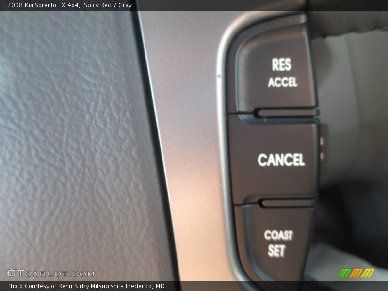 Spicy Red / Gray 2008 Kia Sorento EX 4x4