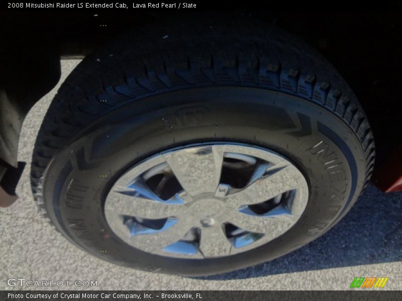 Lava Red Pearl / Slate 2008 Mitsubishi Raider LS Extended Cab