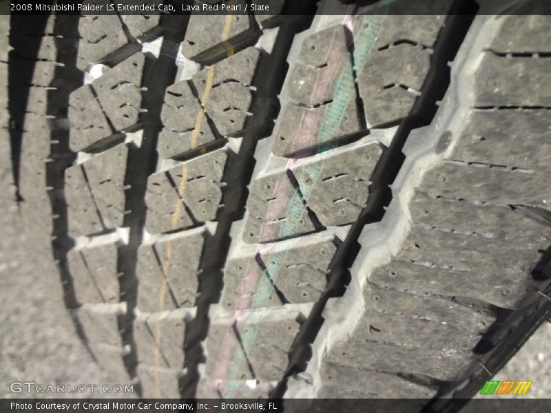 Lava Red Pearl / Slate 2008 Mitsubishi Raider LS Extended Cab