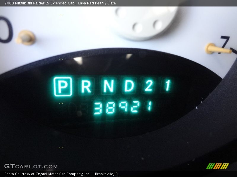 Lava Red Pearl / Slate 2008 Mitsubishi Raider LS Extended Cab