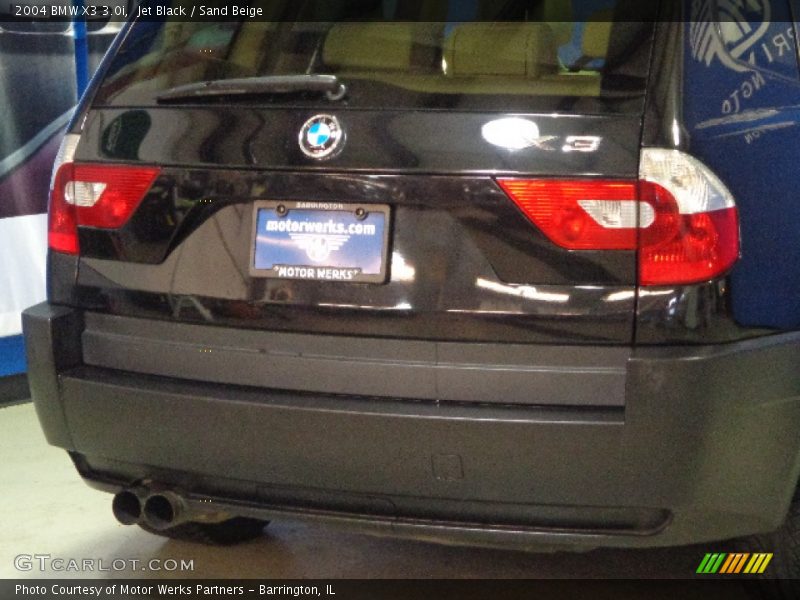 Jet Black / Sand Beige 2004 BMW X3 3.0i