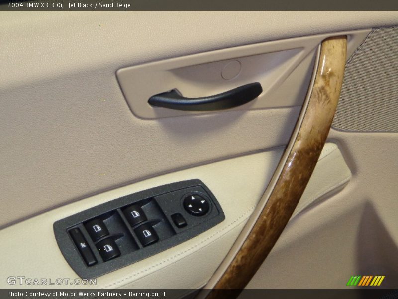 Jet Black / Sand Beige 2004 BMW X3 3.0i