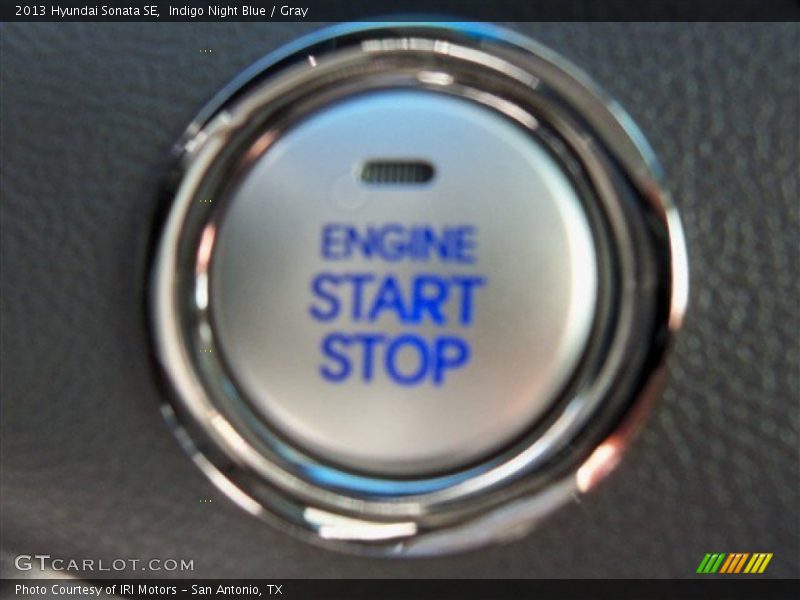 Indigo Night Blue / Gray 2013 Hyundai Sonata SE