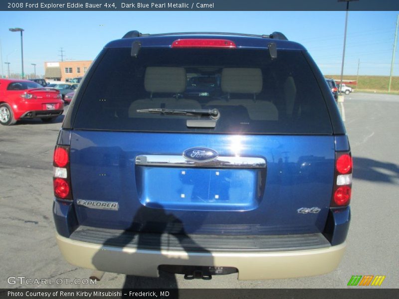 Dark Blue Pearl Metallic / Camel 2008 Ford Explorer Eddie Bauer 4x4