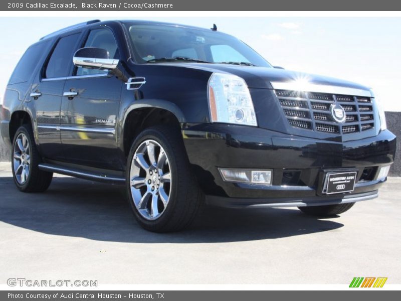 Black Raven / Cocoa/Cashmere 2009 Cadillac Escalade