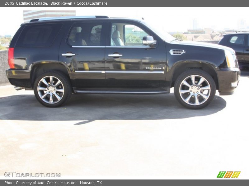 Black Raven / Cocoa/Cashmere 2009 Cadillac Escalade