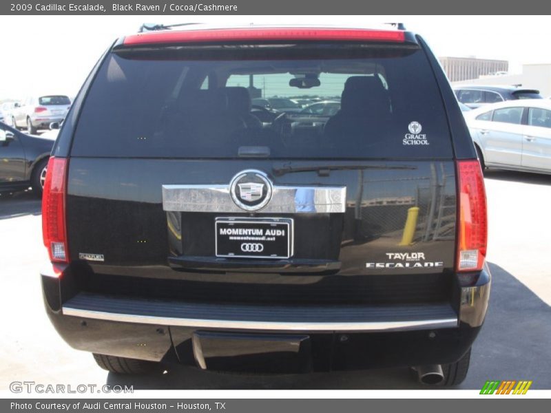 Black Raven / Cocoa/Cashmere 2009 Cadillac Escalade