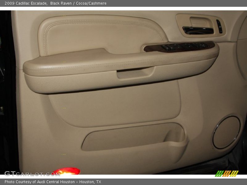 Black Raven / Cocoa/Cashmere 2009 Cadillac Escalade