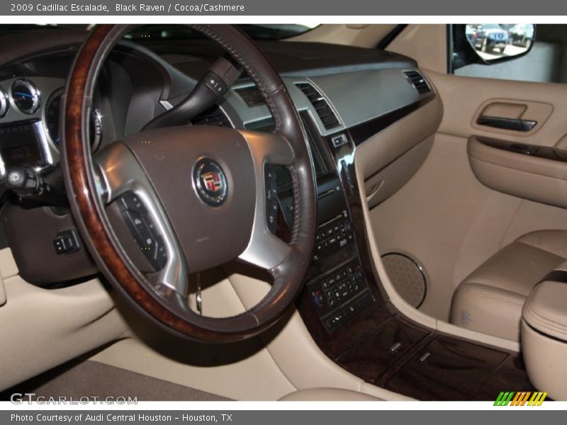 Black Raven / Cocoa/Cashmere 2009 Cadillac Escalade