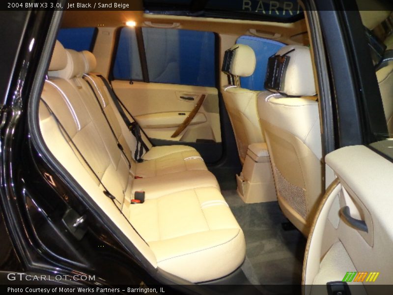 Jet Black / Sand Beige 2004 BMW X3 3.0i