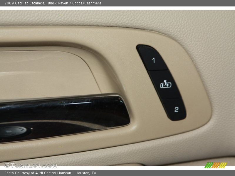 Black Raven / Cocoa/Cashmere 2009 Cadillac Escalade