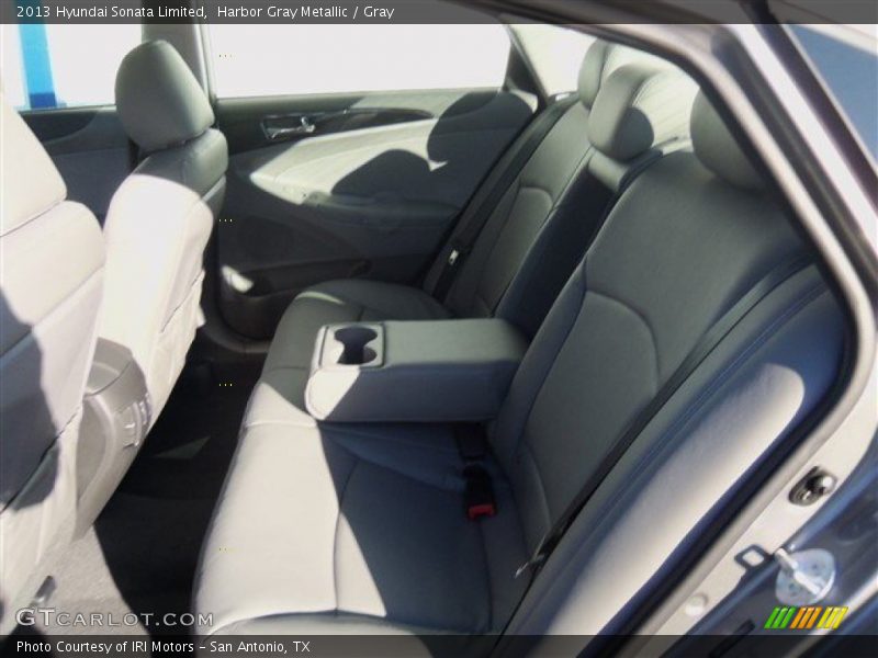 Harbor Gray Metallic / Gray 2013 Hyundai Sonata Limited