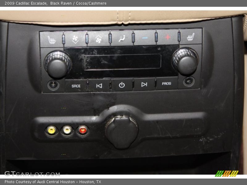 Black Raven / Cocoa/Cashmere 2009 Cadillac Escalade