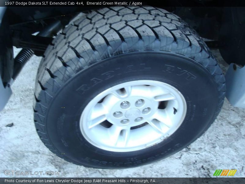 Emerald Green Metallic / Agate 1997 Dodge Dakota SLT Extended Cab 4x4