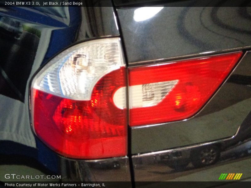 Jet Black / Sand Beige 2004 BMW X3 3.0i