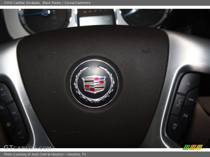 Black Raven / Cocoa/Cashmere 2009 Cadillac Escalade
