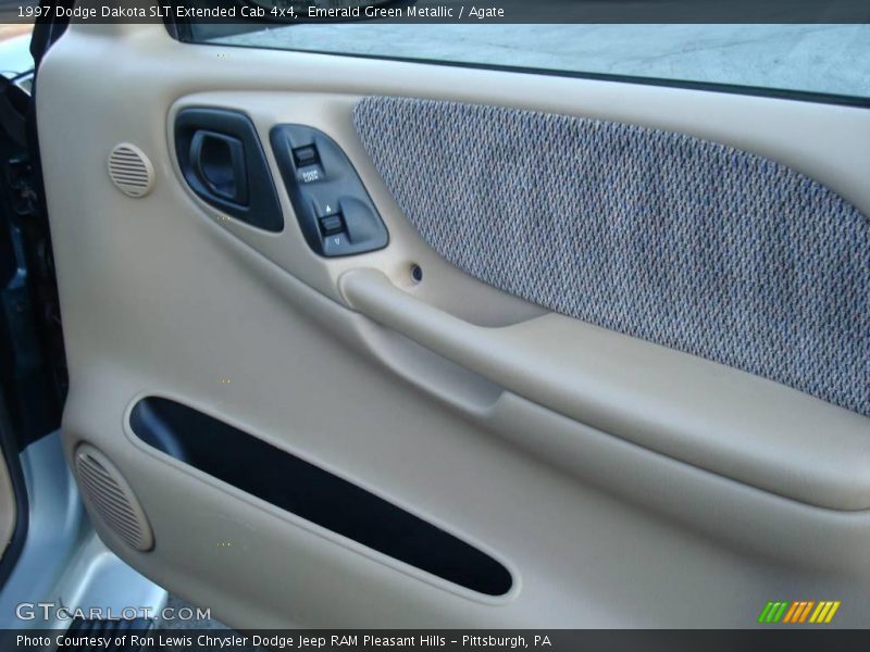 Emerald Green Metallic / Agate 1997 Dodge Dakota SLT Extended Cab 4x4