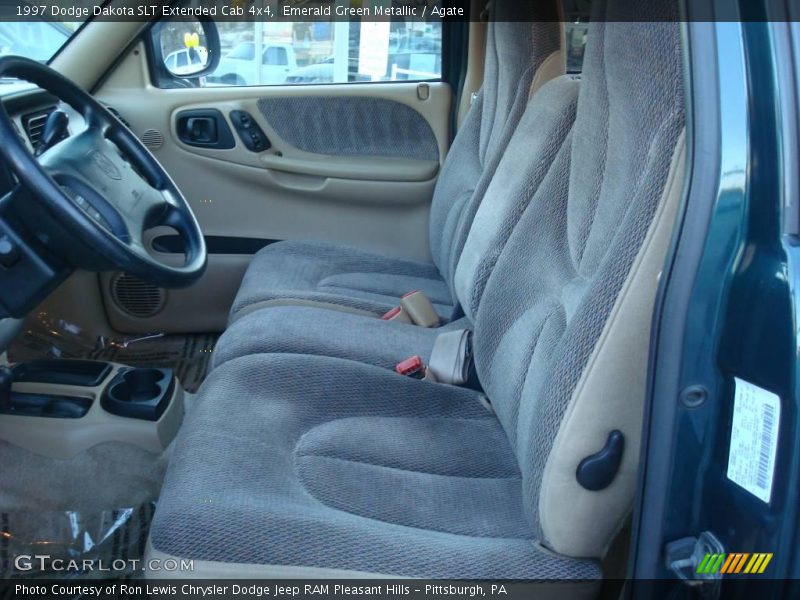 Emerald Green Metallic / Agate 1997 Dodge Dakota SLT Extended Cab 4x4
