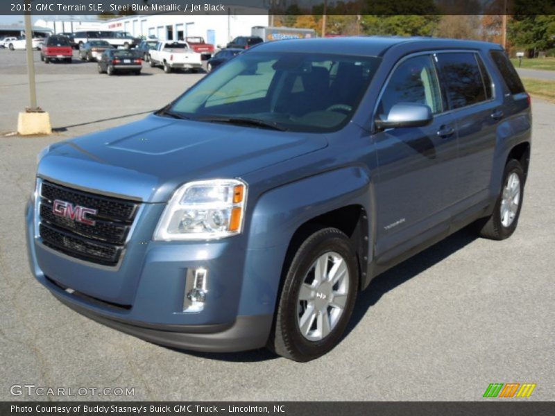 Steel Blue Metallic / Jet Black 2012 GMC Terrain SLE