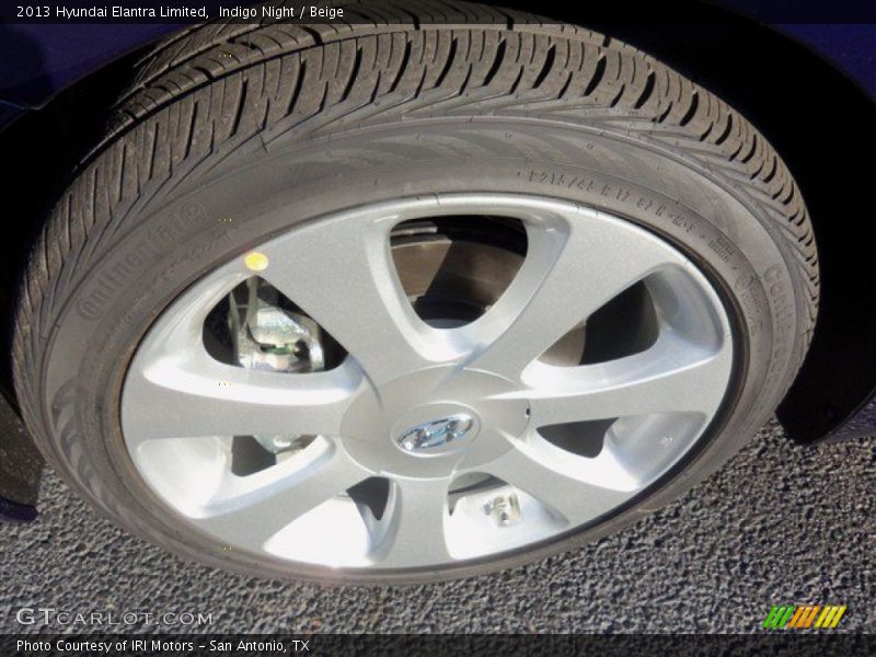 Indigo Night / Beige 2013 Hyundai Elantra Limited