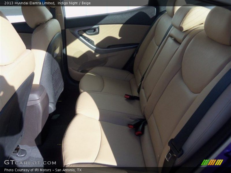 Indigo Night / Beige 2013 Hyundai Elantra Limited