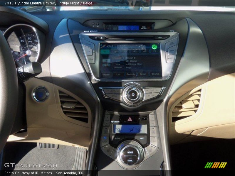 Indigo Night / Beige 2013 Hyundai Elantra Limited