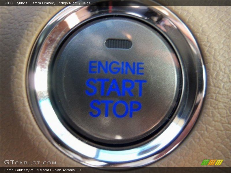 Indigo Night / Beige 2013 Hyundai Elantra Limited