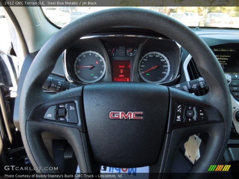 Steel Blue Metallic / Jet Black 2012 GMC Terrain SLE