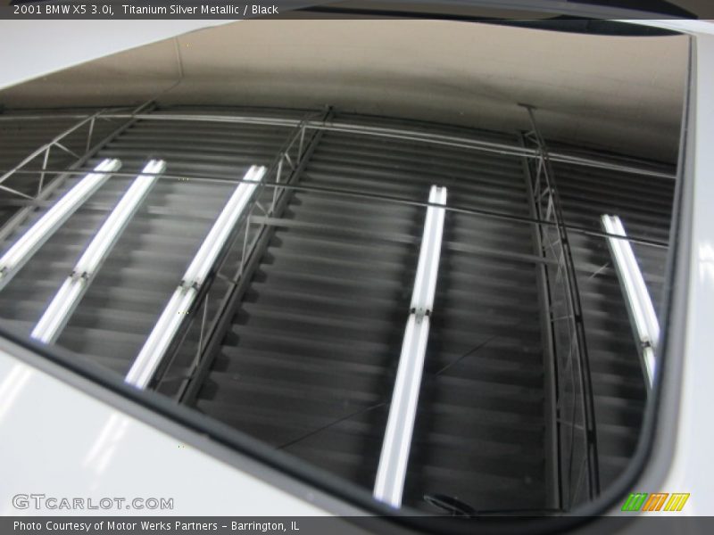 Titanium Silver Metallic / Black 2001 BMW X5 3.0i