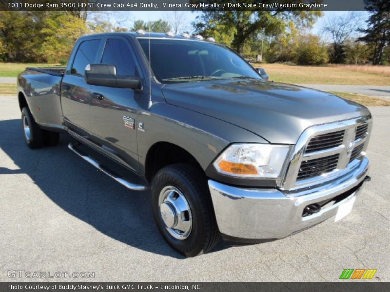 Mineral Gray Metallic / Dark Slate Gray/Medium Graystone 2011 Dodge Ram 3500 HD ST Crew Cab 4x4 Dually
