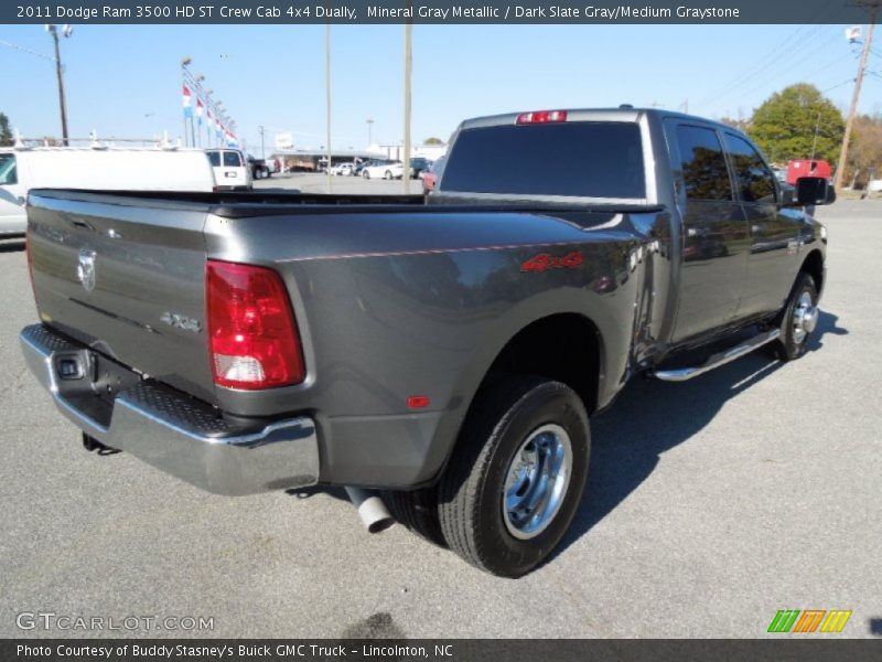 Mineral Gray Metallic / Dark Slate Gray/Medium Graystone 2011 Dodge Ram 3500 HD ST Crew Cab 4x4 Dually