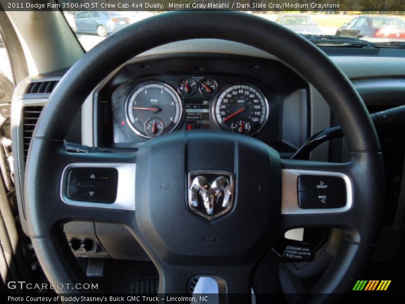Mineral Gray Metallic / Dark Slate Gray/Medium Graystone 2011 Dodge Ram 3500 HD ST Crew Cab 4x4 Dually