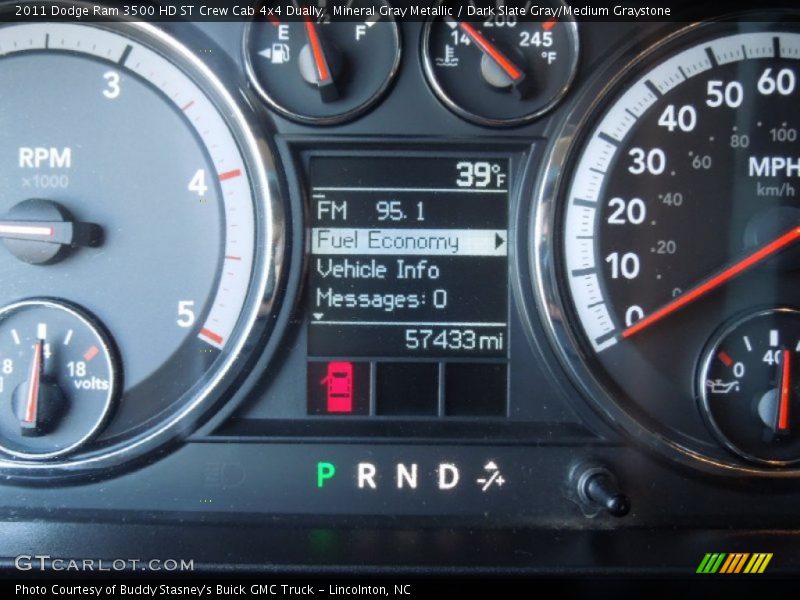 Mineral Gray Metallic / Dark Slate Gray/Medium Graystone 2011 Dodge Ram 3500 HD ST Crew Cab 4x4 Dually