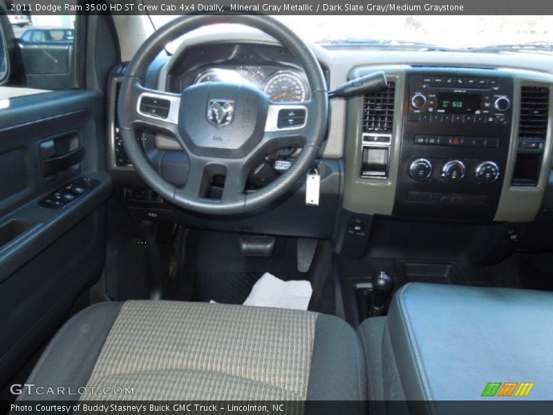 Mineral Gray Metallic / Dark Slate Gray/Medium Graystone 2011 Dodge Ram 3500 HD ST Crew Cab 4x4 Dually