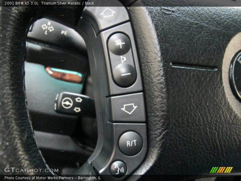 Titanium Silver Metallic / Black 2001 BMW X5 3.0i