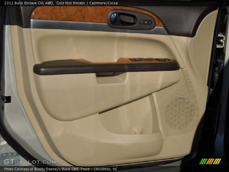 Gold Mist Metallic / Cashmere/Cocoa 2011 Buick Enclave CXL AWD