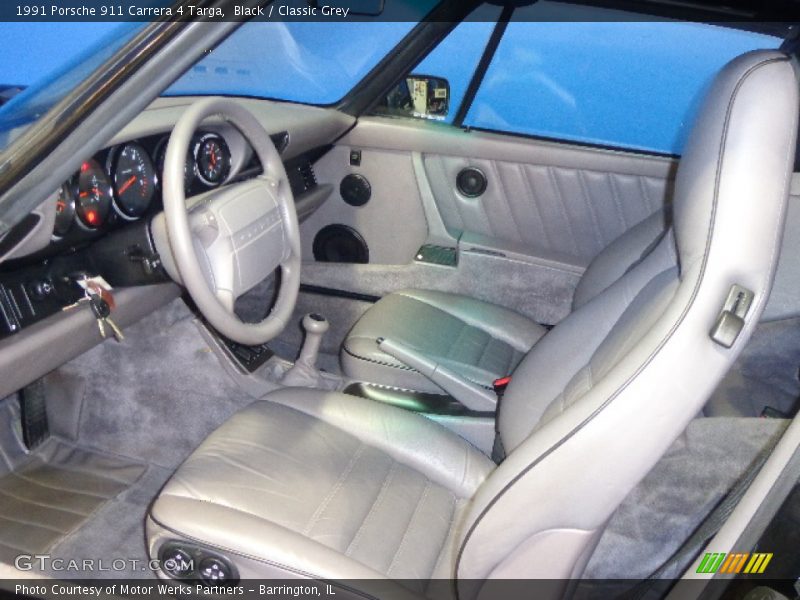  1991 911 Carrera 4 Targa Classic Grey Interior