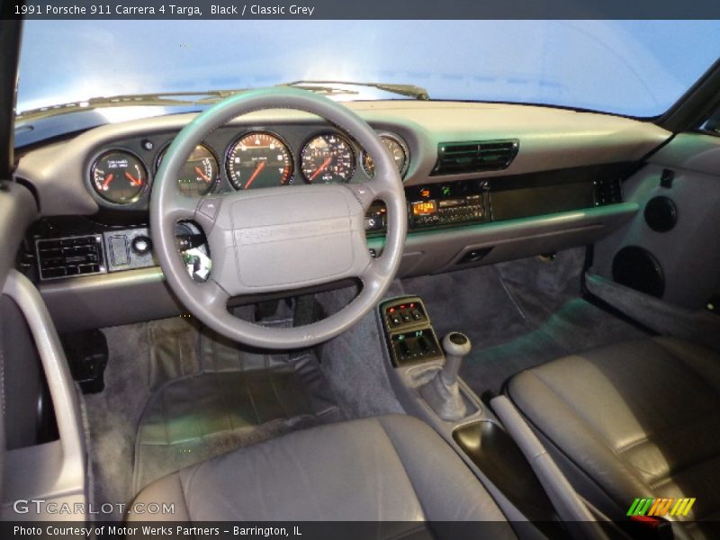 Classic Grey Interior - 1991 911 Carrera 4 Targa 