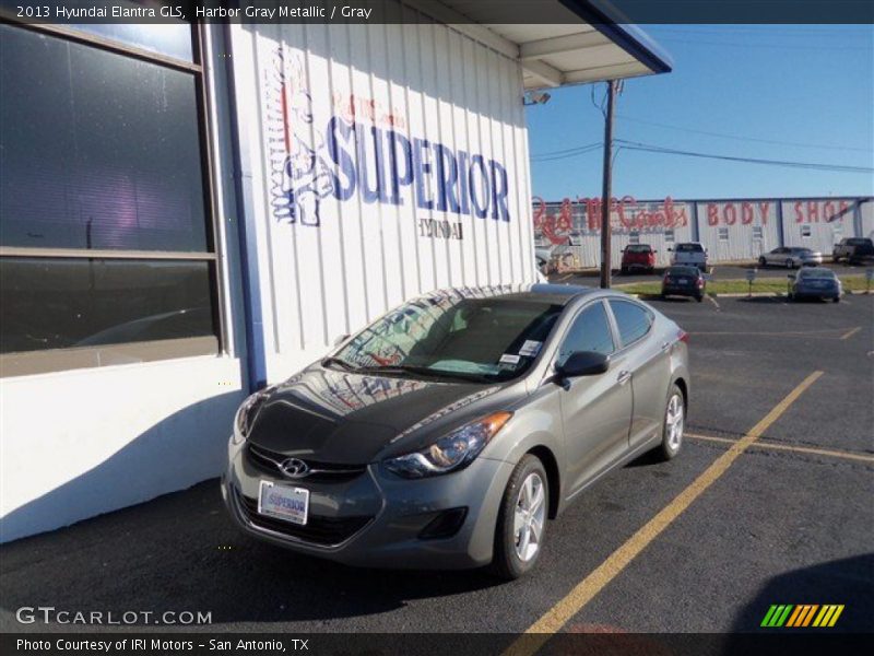 Harbor Gray Metallic / Gray 2013 Hyundai Elantra GLS