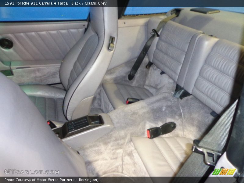 Rear Seat of 1991 911 Carrera 4 Targa