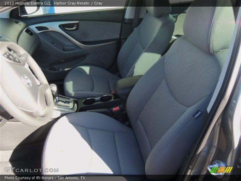 Harbor Gray Metallic / Gray 2013 Hyundai Elantra GLS
